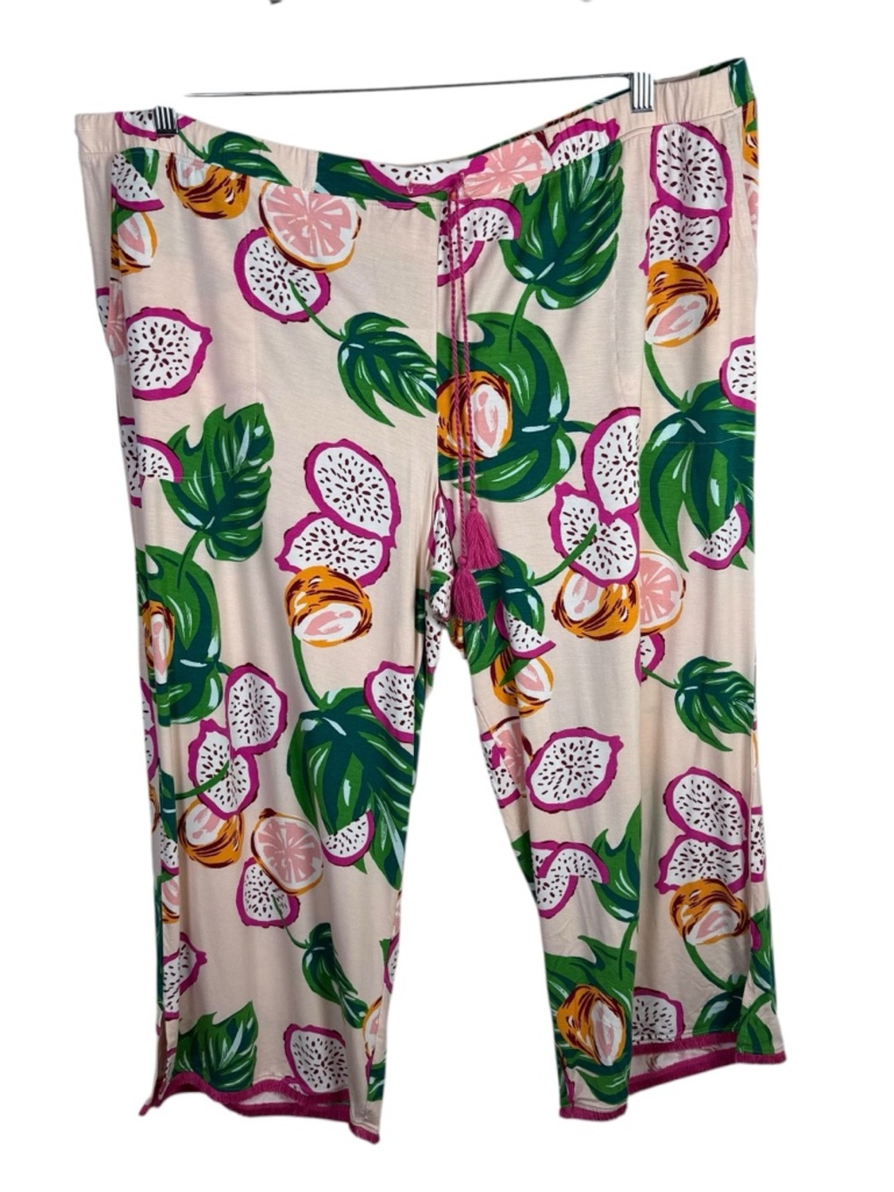 Soma Cool Nights Short Sleeve Crop Pajama Set Size XXL New Pink - Picture 8 of 13
